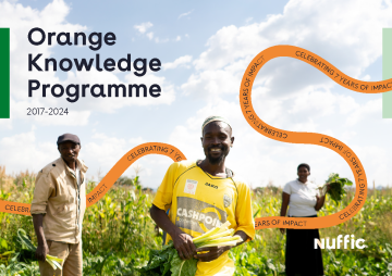 Cover of the Orange Knowledge Programme impact booklet