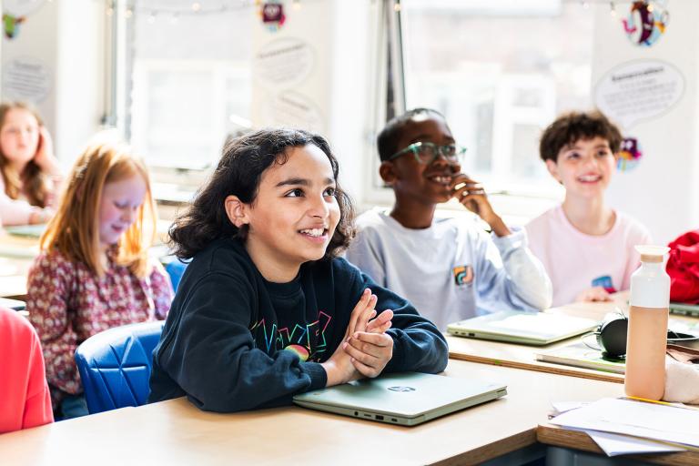 Klas met leerlingen op basisschool